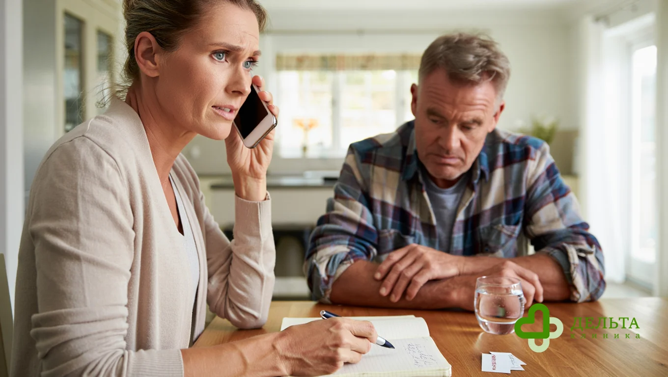 Решение обратиться за медицинской помощью